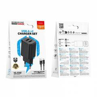 Зарядное устройство на Micro-USB Borofone BAS81A Star 2USB (black)