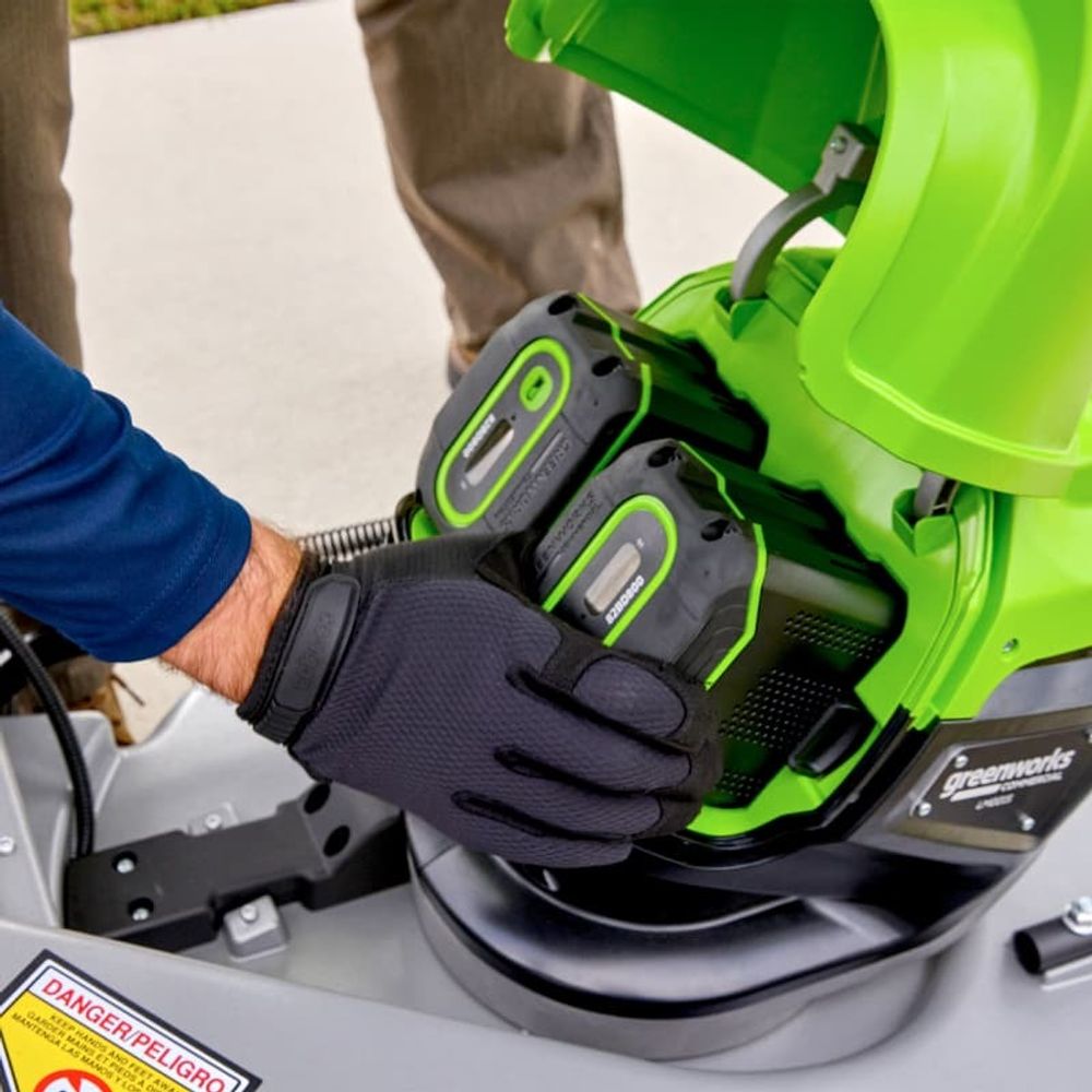 Газонокосилка аккумуляторная Greenworks LM221S Арт. 2519407UG, OPTIMUSTM, 82V, 56см, самоходная, бесщеточная, c АКБ 8Ач и ЗУ