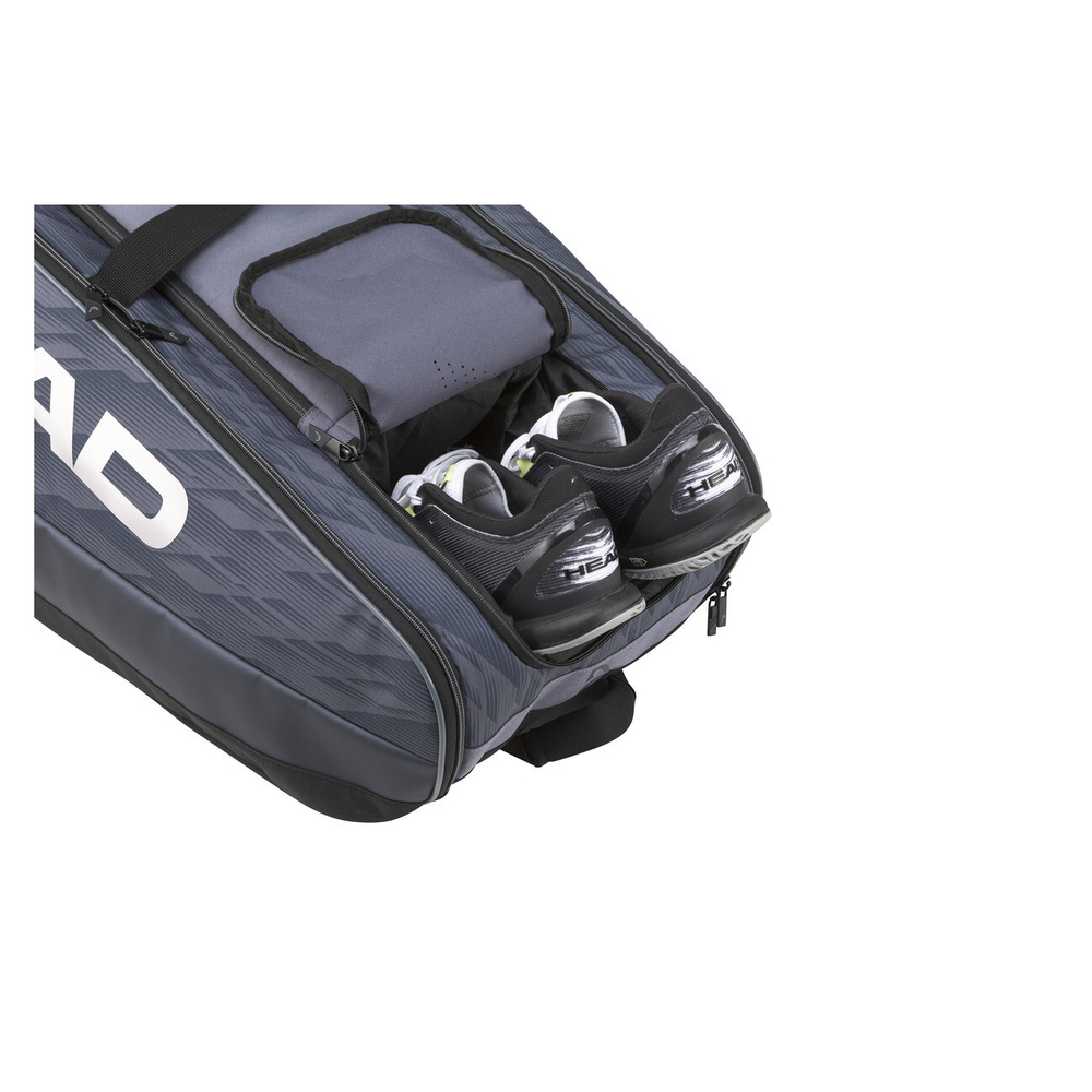 Сумка теннисная Head Djokovic 12R - anthracite/black