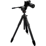 Видеоштатив Manfrotto MKONEС-500X ONE, карбон, 3 секции Rapid, видеоголова 500X, до 5 кг