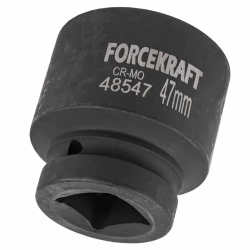Головка ударная 1'', 47мм (6гр.) FORCEKRAFT FK-48547