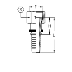 Фитинг DN 12 ORFS (Г) 1.3/16