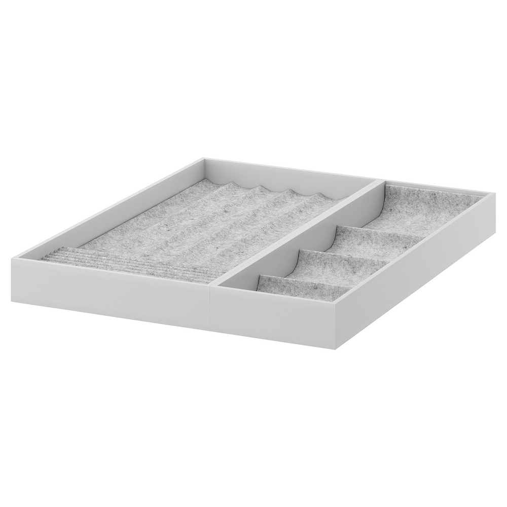 IKEA KOMPLEMENT  (ИКЕА КОМПЛЕМЕНТ)  -  Вкладыш для выдвижного лотка - светло-серый 50x58 см