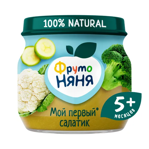 Пюре ФрутоНяня Мой первый салатик с 5 мес 80 г