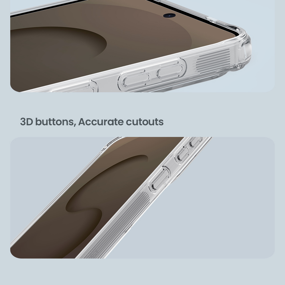 Прозрачный чехол противоударный с MagSafe для Samsung Galaxy S26, серия Nature TPU Pro Magnetic от Nillkin