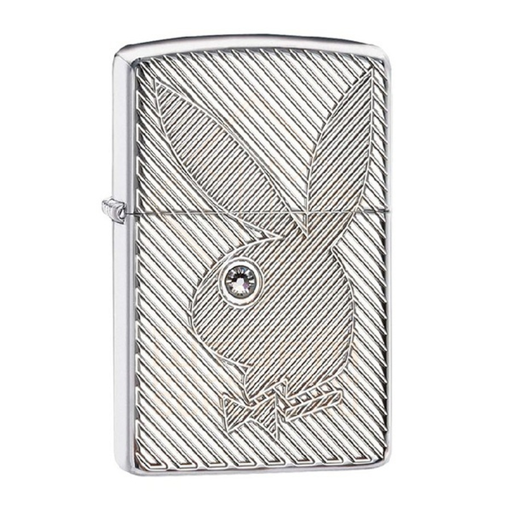Зажигалка Zippo 28963 Playboy, High Polish Chrome