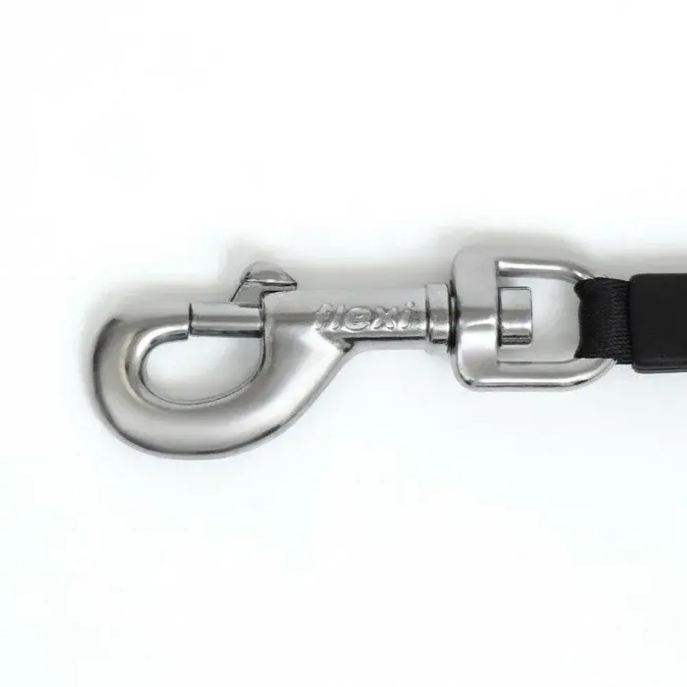 Flexi рулетка Black Design S (до 12кг) 5м трос черный/розовый