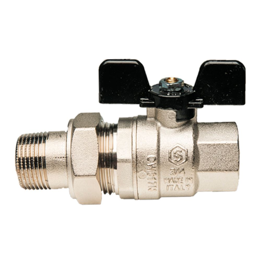 Кран шаровой полнопроходной STOUT - 1"1/4 (ВР/НГ, PN40, Tmax 150°С, ручка-бабочка черная, PTFE) Кран шаровой полнопроходной STOUT - 1"1/4 (ВР/НГ, PN40, Tmax 150°С, ручка-бабочка черная, PTFE)