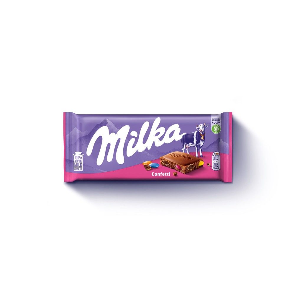 Шоколад Милка "конфети" 95гг