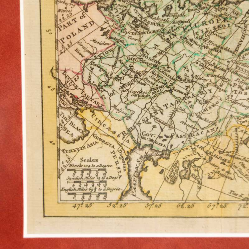 Карта «Russia in Europe / Russie Europeene» («Европейская Россия»)