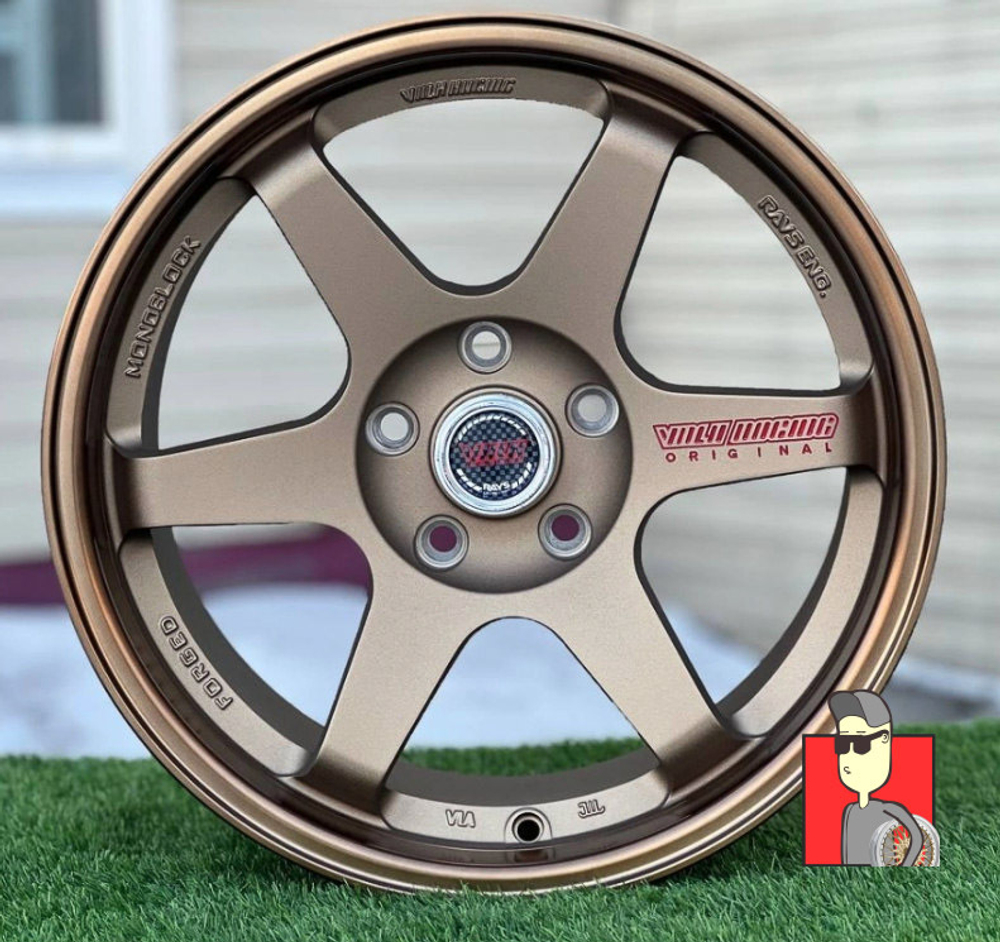 Комплект дисков Rays TE37 17x8/9 et20/15 5x114.3