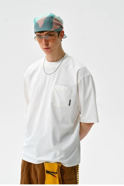 Футболка Nothomme Monterest Pocket белый