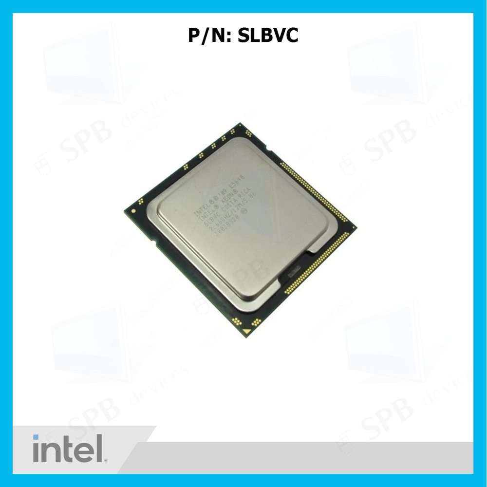 Процессор Intel Xeon Processor E5640 (12M Cache, 2.66 GHz, 5.86 GT/s Intel QPI) Tray, SLBVC