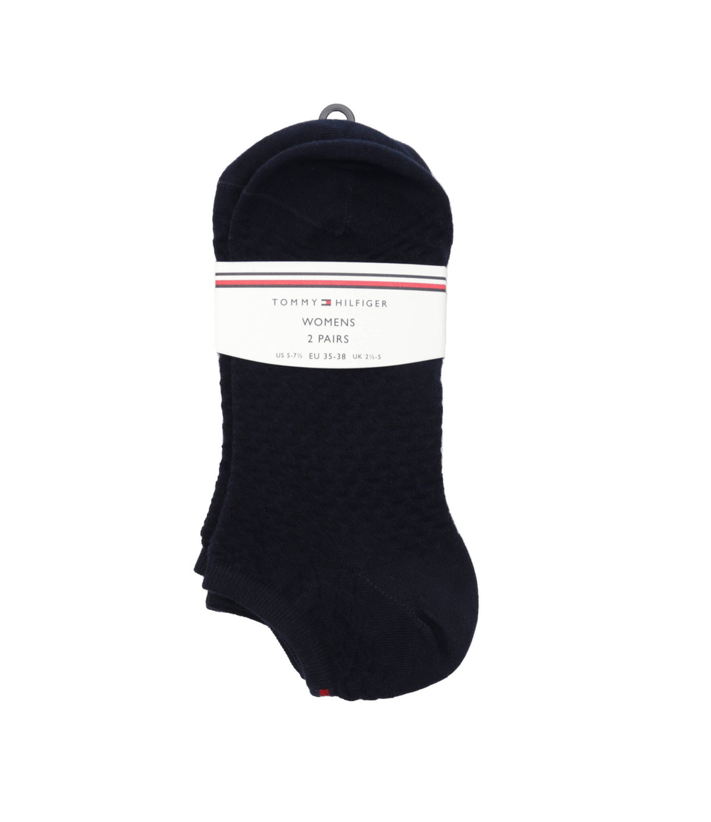 Носки 2 пары TH WOMEN SNEAKER 2P CF2Y Tommy Hilfiger - темно-синий(701227564)