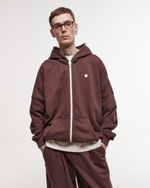 Zip-Up Hoodie LOGO French Roast