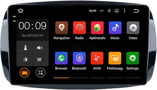 Магнитола для Smart ForTwo/ForFour 2014-2022 - AIROC 2K RX-2509 Android 13, Быстрая, QLed+2K, CarPlay, SIM-слот