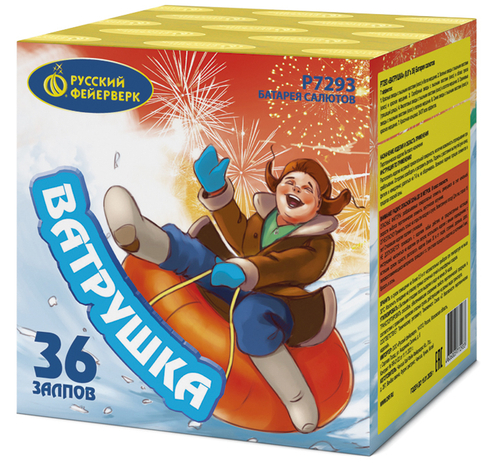 Ватрушка 0,8" х 36 залпов, 1/8, шт