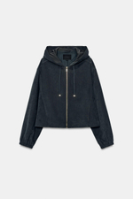 БОМБЕР С КАПЮШОНОМ — ZARA