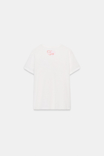 ФУТБОЛКА С ТЕКСТОВЫМ ПРИНТОМ В СТИЛЕ РУСТИК — ZARA