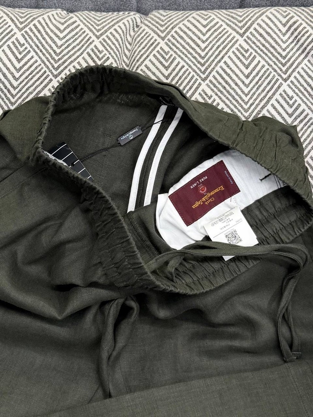 Льняные брюки Zegna