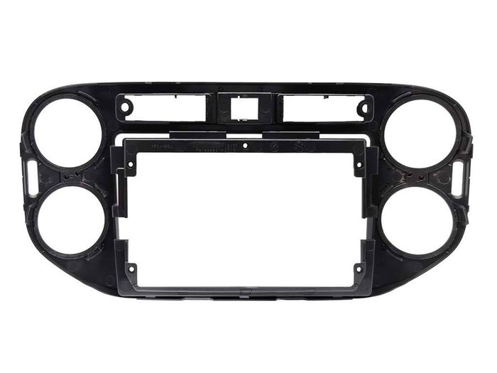 Магнитола для Volkswagen Tiguan 2011-2016 (рамка черная, прямоуг. кнопка) - Vaycar VA81-0489 на Android 13, 4G SIM-слот