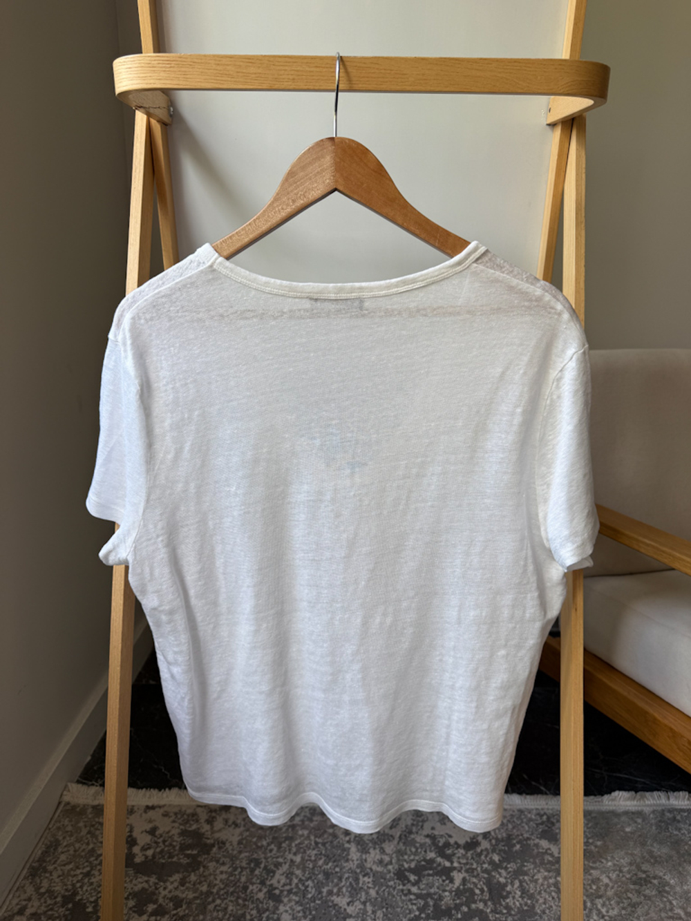 Льняная футболка Massimo Dutti, M/L