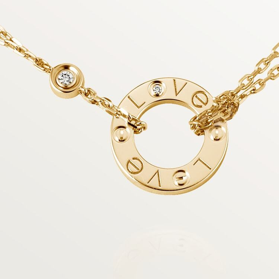 Cartier LOVE pendant, 2 diamonds
