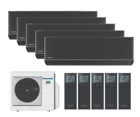Мульти сплит-система Panasonic 5 x CS-XZ20ZKEW-H / CU-5Z90TBE