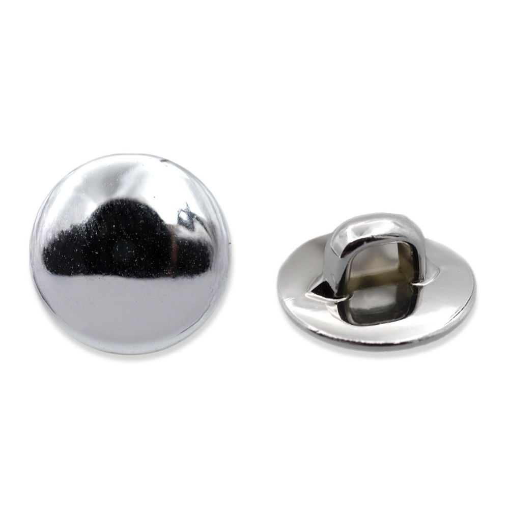 Пуговицы на ножке 18L=11 мм, (Silver (серебристый)) NE70, 72 шт