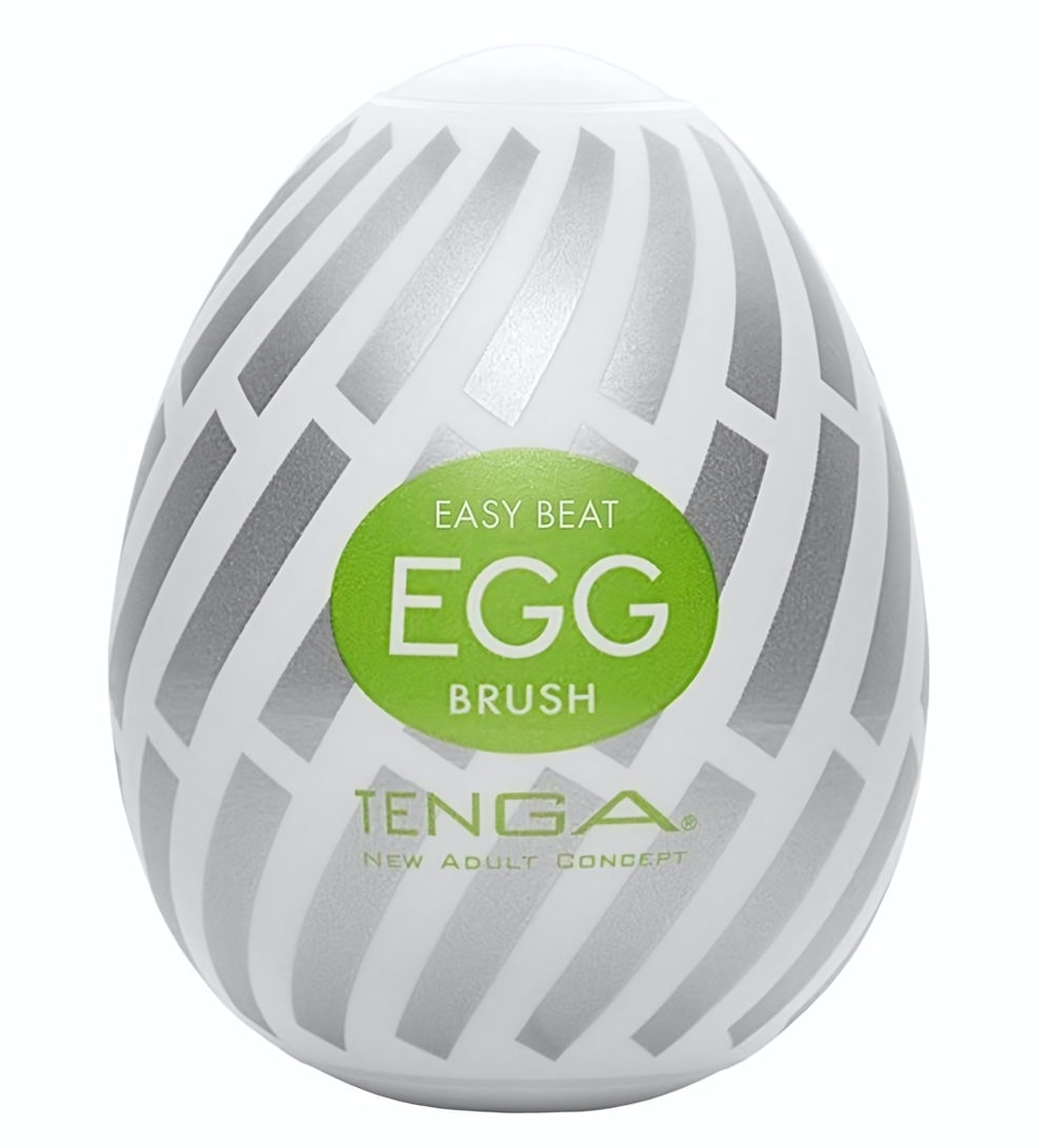Мастурбатор-яйцо EGG Brush (Цвет: молочный)