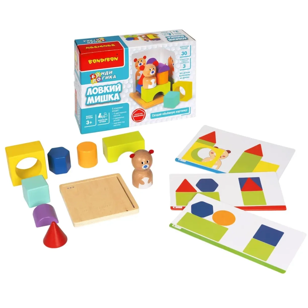 Игра настольная Bondibon Бонди Логика «ЛОВКИЙ МИШКА»