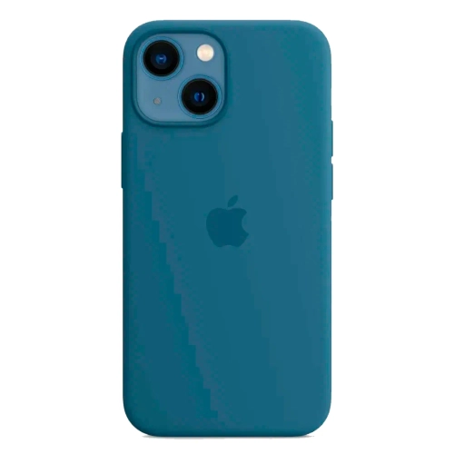 Силиконовый чехол с поддержкой MagSafe Apple Silicone Case для iPhone 13 mini, Blue Jay (Полярная лазурь)