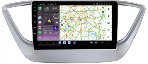 Магнитола для Hyundai Solaris 2 2017-2022, Solaris HS 2024+ - Kuberg OL-9710 QLed, Android 13, Быстрейшая, CarPlay, SIM-слот