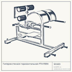Гиперэкстензия горизонтальная FTX-FB94 — от 85 000 ₽