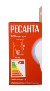 Лампа светодиодная Ресанта LL-R-A60-11W-230-6K-E27 — фото 4
