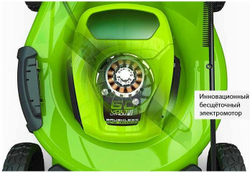 Газонокосилка аккумуляторная самоходная GREENWORKS GD60LM46SP 60В,46см,б/щ,без АКБ и ЗУ (2502907)
