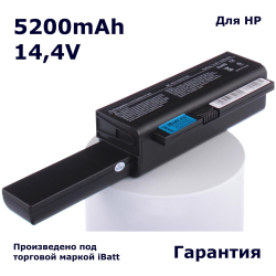 Аккумулятор iBatt 5200mAh, для HSTNN-OB91 579320-001 HSTNN-OB92 AT902AA HSTNN-I69C 530975-341