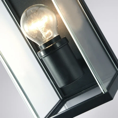 Уличный настенный светильник Arte Lamp POT A1631AL-1BK, 1хE27