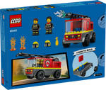 Конструктор Лего Сити Грузовик с пожарной лестницей | LEGO City Fire Ladder Truck 60463 — 82 детали (4+)