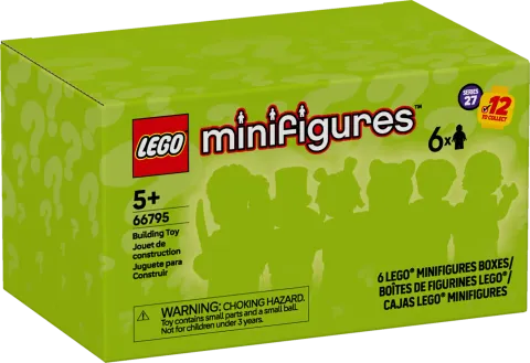 Конструктор LEGO Minifigures 66495 6 случайных мини-фигурок Серии 27