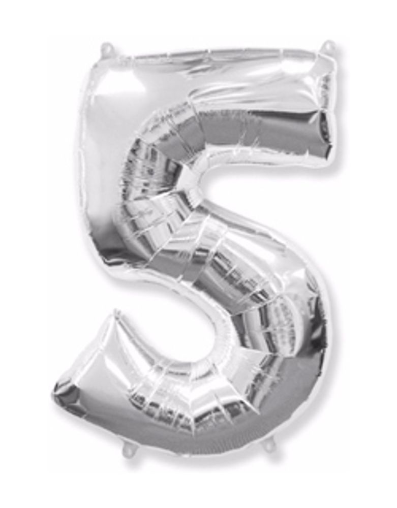 Цифра "5" Серебро