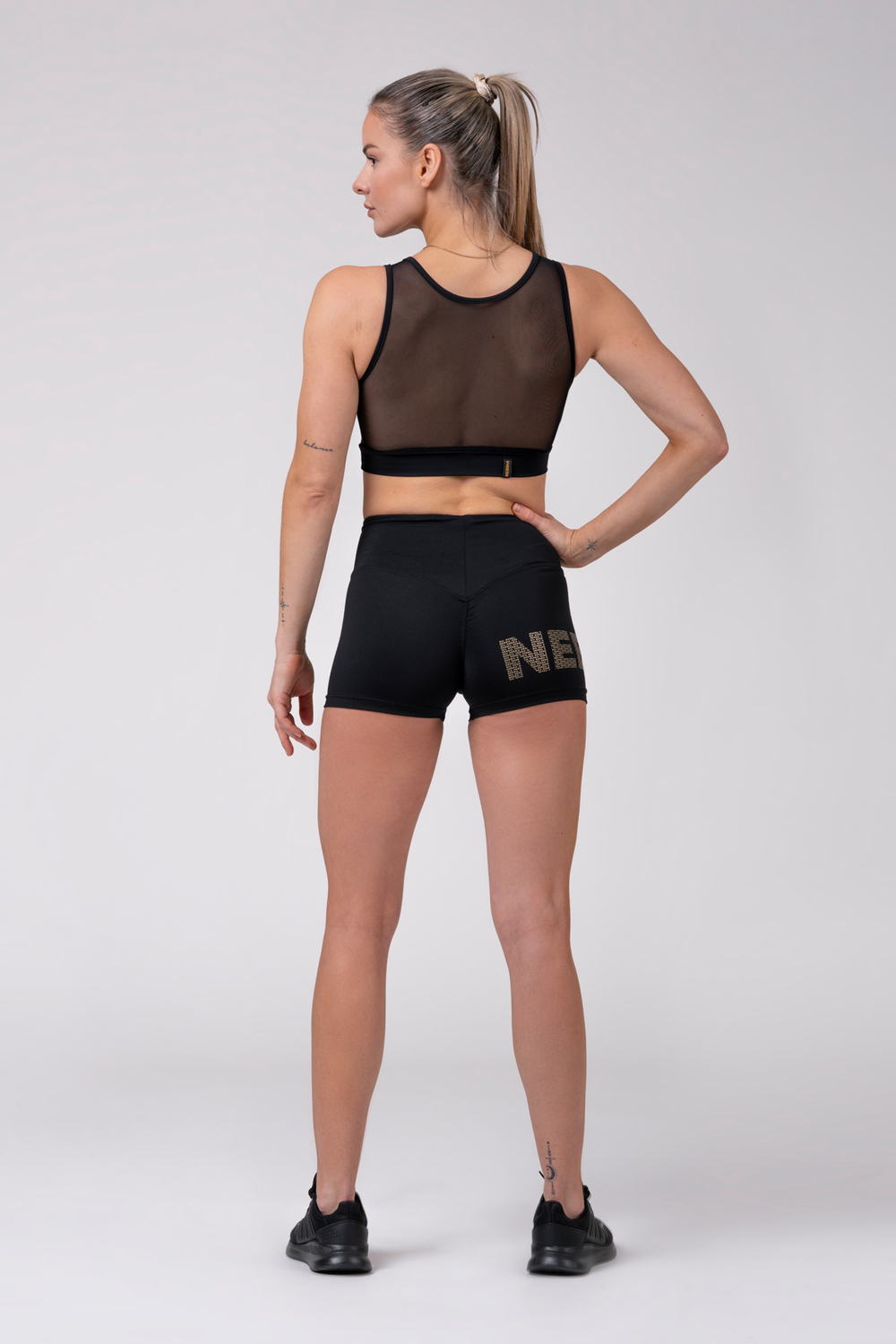 Мини шорты Gold NEBBIA print shorts 828