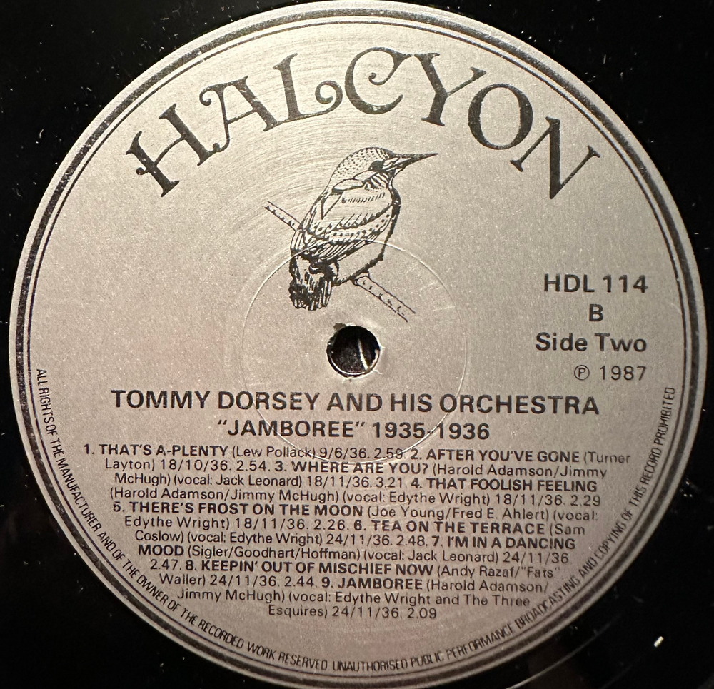 Tommy Dorsey And His Orchestra - Jamboree 1935-1936 (Англия 1987г.)