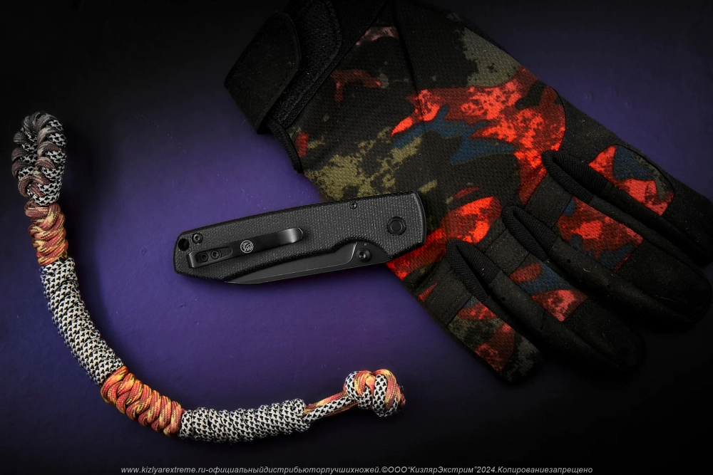 Нож Vosteed Raccoon сталь 14C28N Black Stonewash рукоять Black Micarta