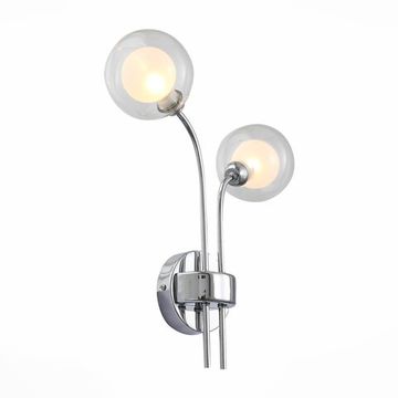 Бра 2*G9 SL431.101.02 хром/прозрачный Dualita ST-Luce
