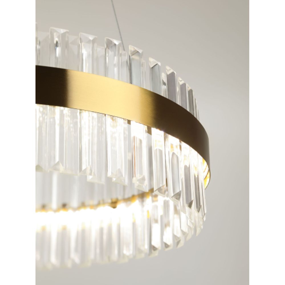 Люстра Rivoli Gwinnett 6193-201 подвесная светодиодная LED 3000-6300К 112 Вт с пультом | Rivoli