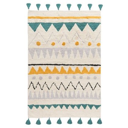 Ковер из хлопка 160x230см Tkano Ethnic с этническим орнаментом