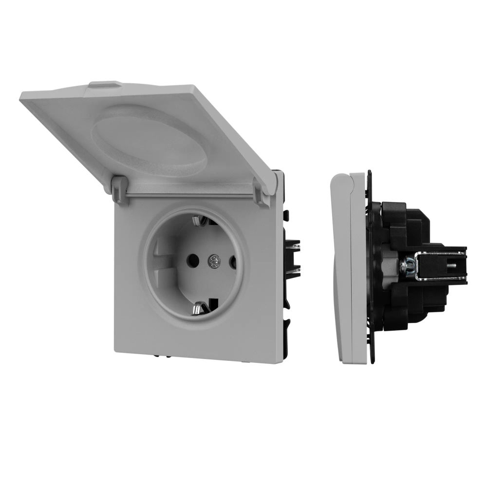Механизм розетки влагозащищённый SCT-NOBE-MCP-SFPL-IS (230V, 16A) (Arlight, -) 059441