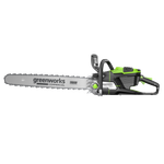 Цепная пила аккумуляторная Greenworks OCS800, 82V, 5,0 кВт, 50 см, бесщеточная, с АКБ 5Ач и ЗУ (2009707UB)