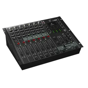 Behringer DX2000USB - микшер,5 двойных стерео входа, 2 моно микрофонных, эквалайзер, USB-интерфейс